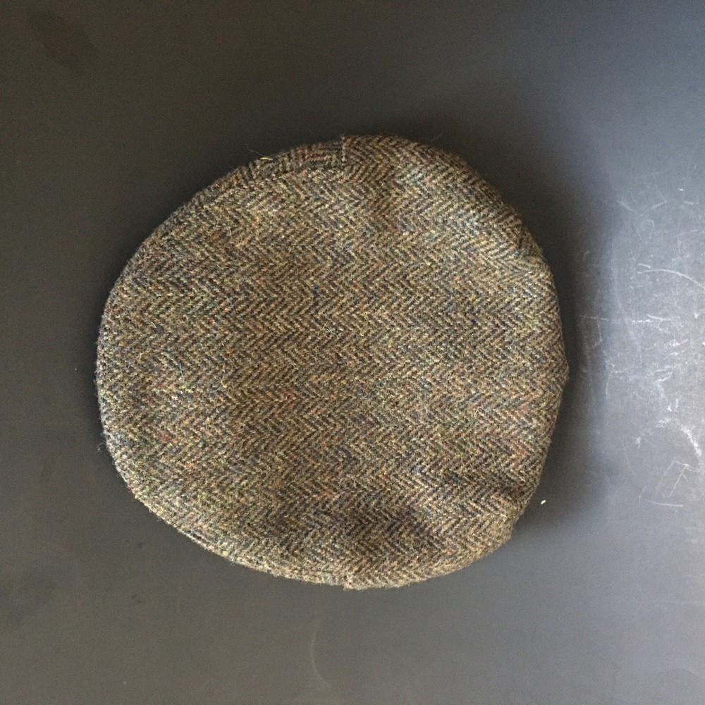 Glen Appin of Scotland 100% Wool Hat Harris Tweed Cabbie Golf Newsboy Cap SZ 2XL - Picture 16 of 16
